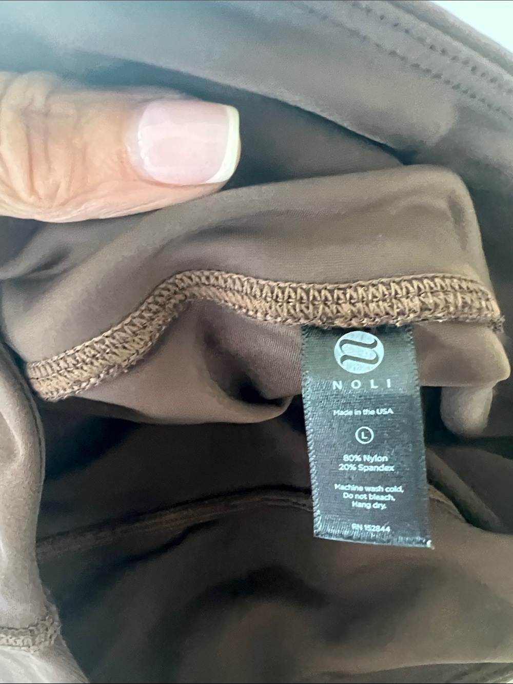Noli Brown Mix Activewear Set - Solid & Zebra Print - Picture 6 of 6